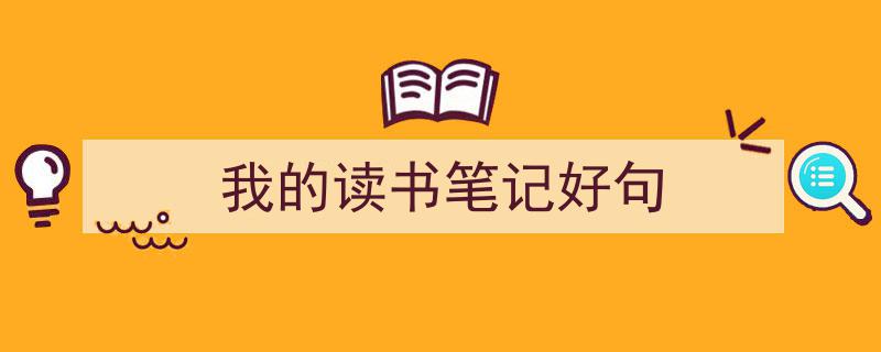 我的读书笔记好句如何写我教你。（精选5篇）"/