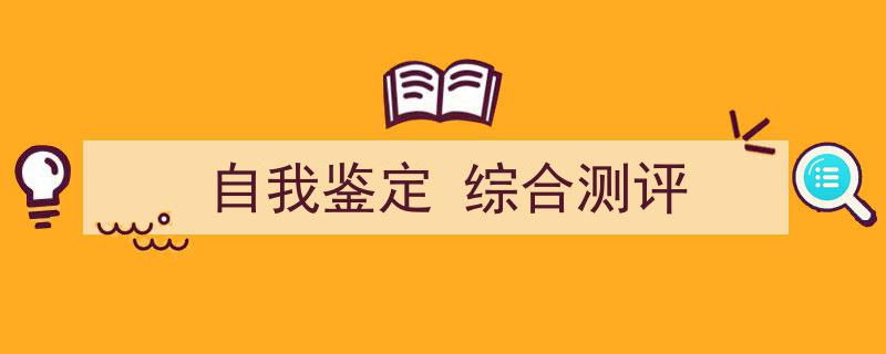 自我鉴定