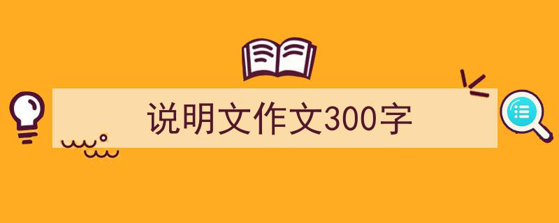 说明文作文300字如何写我教你。（精选5篇）"/