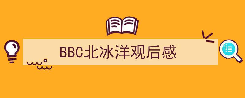 BBC北冰洋观后感如何写我教你。（精选5篇）"/