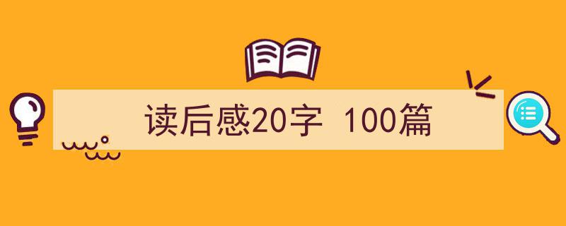写作《读后感20字