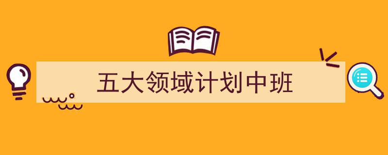 怎么写《五大领域计划中班》才能拿满分？（精选5篇）"/