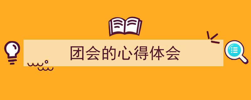 如何写《团会的心得体会》教你5招搞定！（精选5篇）"/